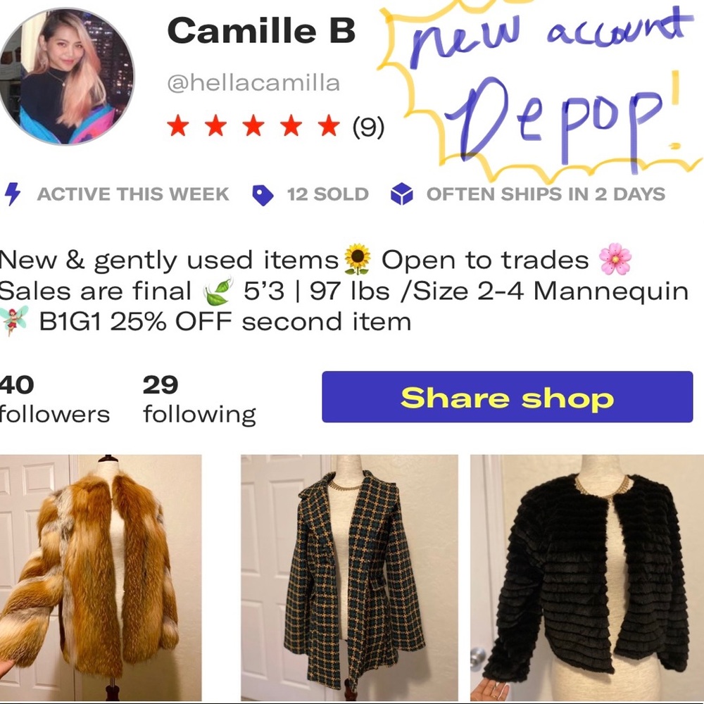 NEW ACCOUNT - Depop 🌈